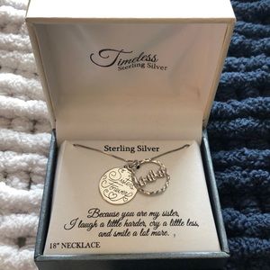 Sterling Silver Sisters necklace